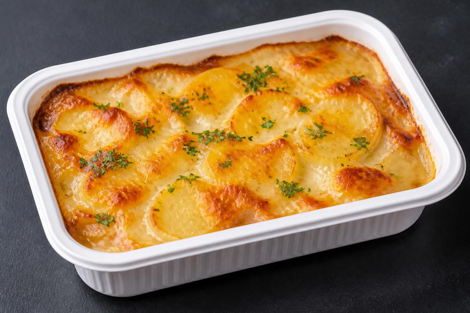 Cheese-Topped Potato Bake