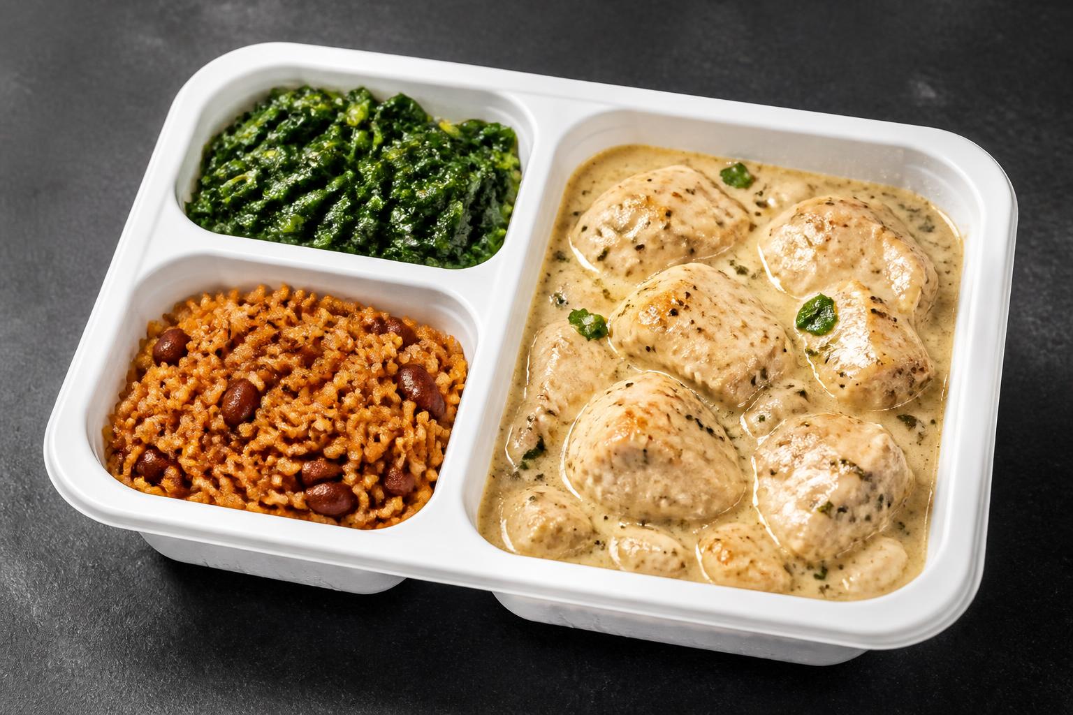 Grilled Chicken, Spinach & Spiced Rice